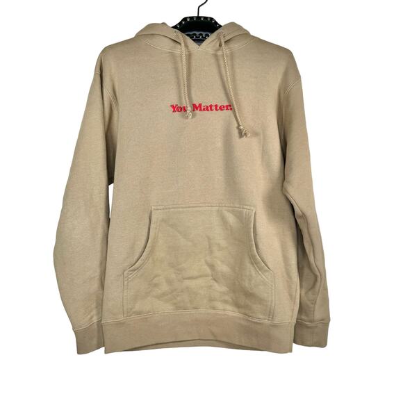 You Matter Hoodie Pullover Sweatshirt Medium Independent Trading Company - Picture 1 of 10